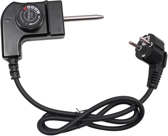Elektrische Grill - Barbecue - Tafelgrill - Bakplaat - Grillplaat - 1500W - Anti-aanbaklaag - 5 Temperatuurstanden - Groot Grilloppervlak 68x28cm - Voor Binnen en Buiten - Rookvrij - Gezond Grillen - Zwart - EU Stekker - Makkelijk & Snel — afbeelding 4