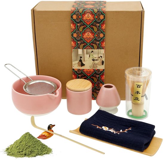 HKliving 70's Ceramic koffiemok set van 6 valley
