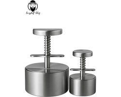 Brisket BBQ® Hamburger pers, hamburger press, slagers hamburger pers, Hamburger maker 2 formaten