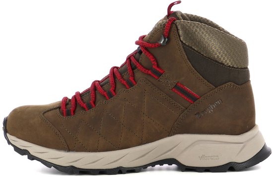 Berghen Montana Mid Leather | Dark Brown/Bordeaux - FW Boots Trekking Adult - Maat 38 - Multi