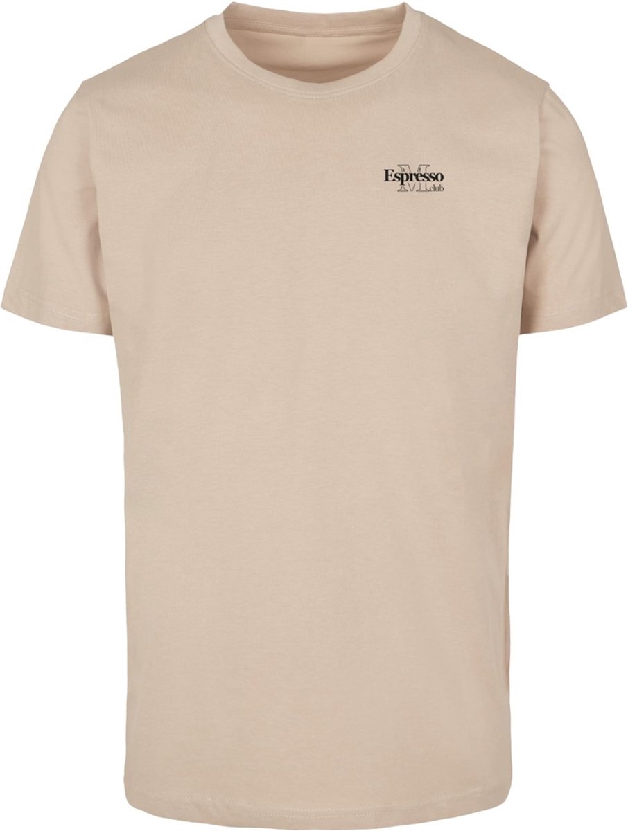 Mister Tee Espresso M Club Heren T-shirt XS Beige