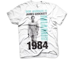 Miami Vice Don Johnson Is Crockett T-shirt White