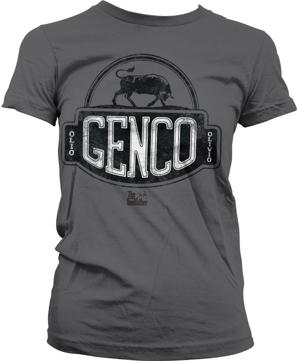 The Godfather Genco Olive Oil Girly Tee Damen T-Shirt Dark-Grey-S