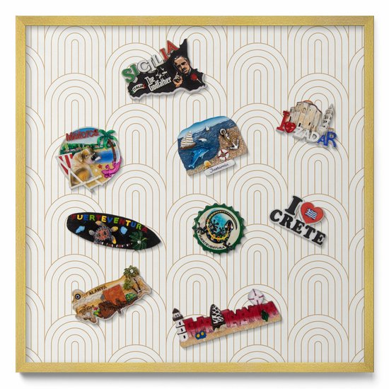 Trendform magneetbord Element vierkant RVS | ZIN Aan Tafel