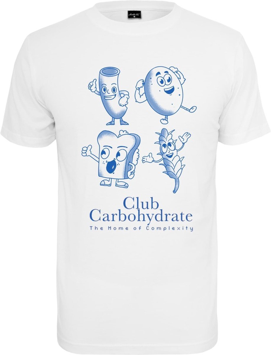 Mister Tee Club Carbohydrate Heren T-shirt XS Wit