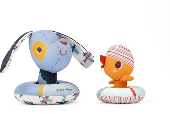LILLIPUTIENS Activiteitsspiegel voor baby's, safarikubus van