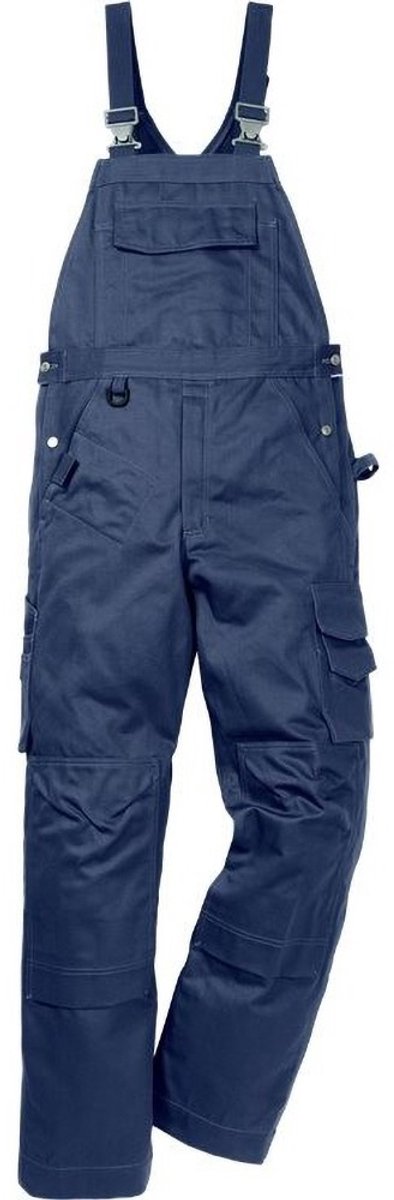 Kansas Icon On e Katoenen tuinbroek 1112 KC, mit Kniezakken marineblauw