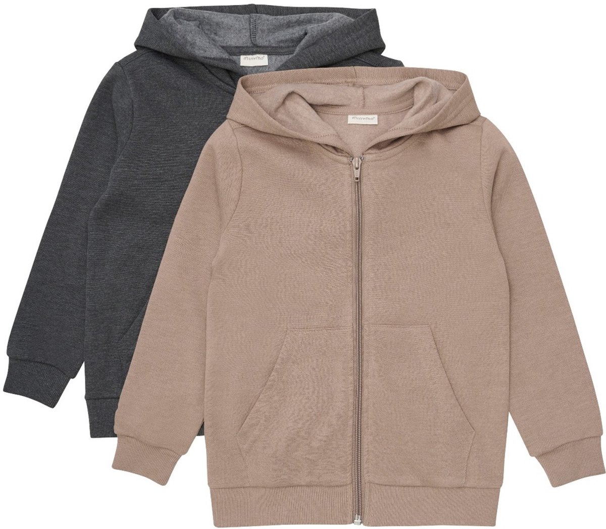 Minymo Sweatshirt met capuchon (2-pack) 5752