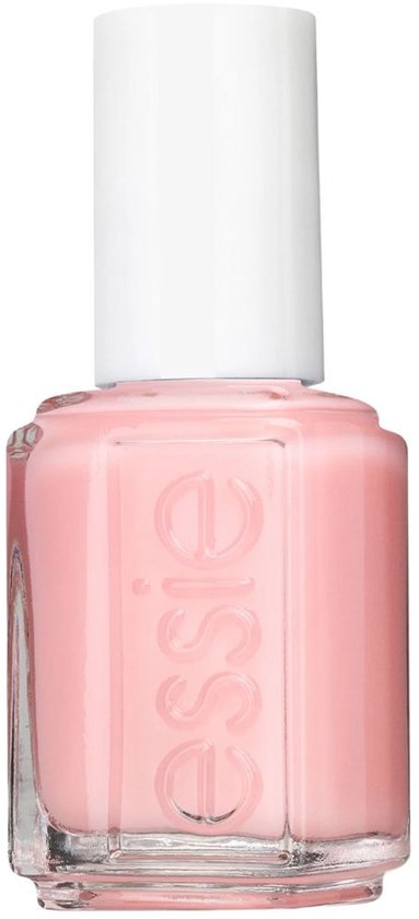 Essie nagellak in een zachte, pastelroze kleur.
