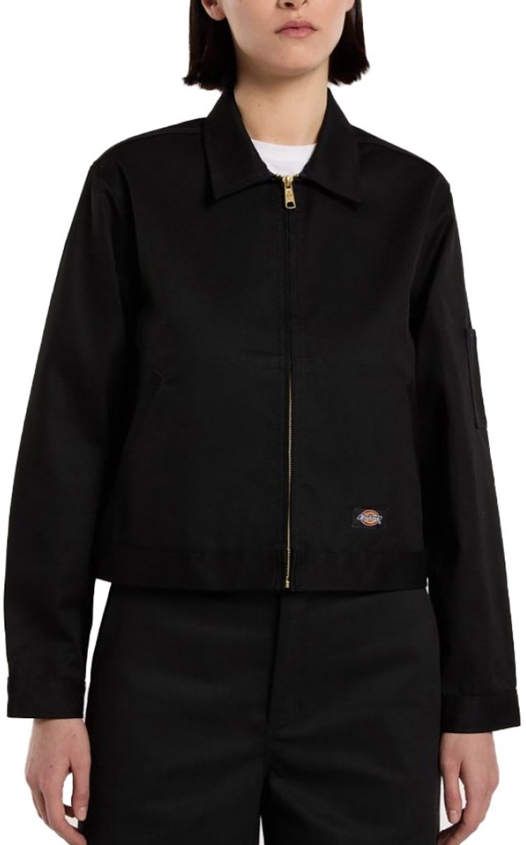 Dickies Unlined Cropped Eisenhower Jas XS Vrouw Zwart