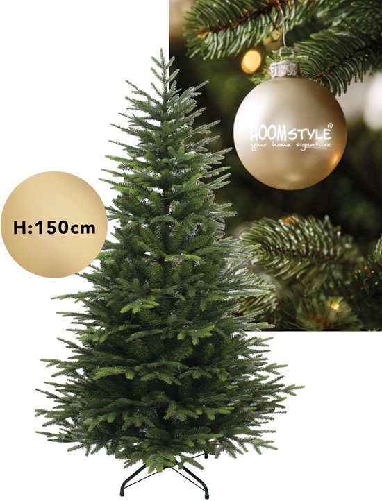 HOOMstyle Kerstboom Excellent Slim - kunstkerstboom smal - mix pvc/pe - H150 x Ø90 cm