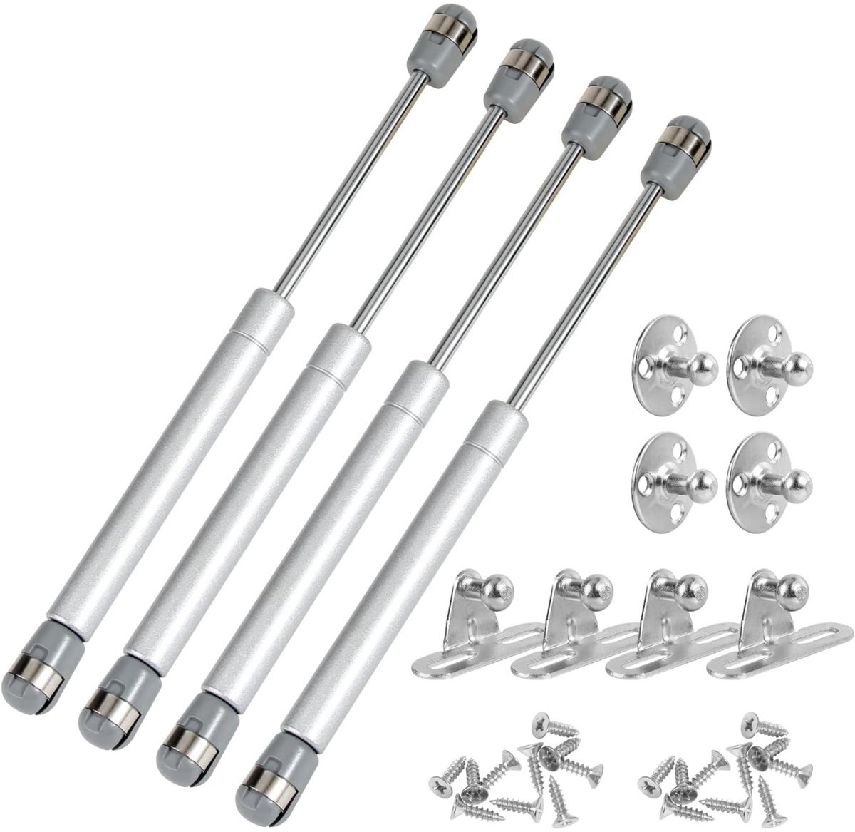 EXCITAT 150N Gasveer - Hydraulische gasveer - Voor kastdeuren, keukenkasten, bufferdeurveren - 4 stuks