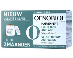 Oenobiol Hair Expert Versterkend Anti-aging Caps 30x2 - Anti-haarval - Sterker haar - Krachtige anti-oxidante werking - Volume en glans