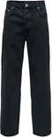 Zwarte jeans met rechte pijpen, met het Only & Sons logo.