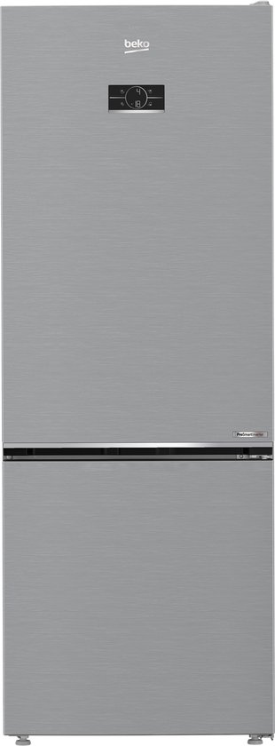Beko B5RCNE565HXP Koelkast Vriezer 490L No Frost Multi-Luchtwegsysteem LED Display Roestvrijstaal