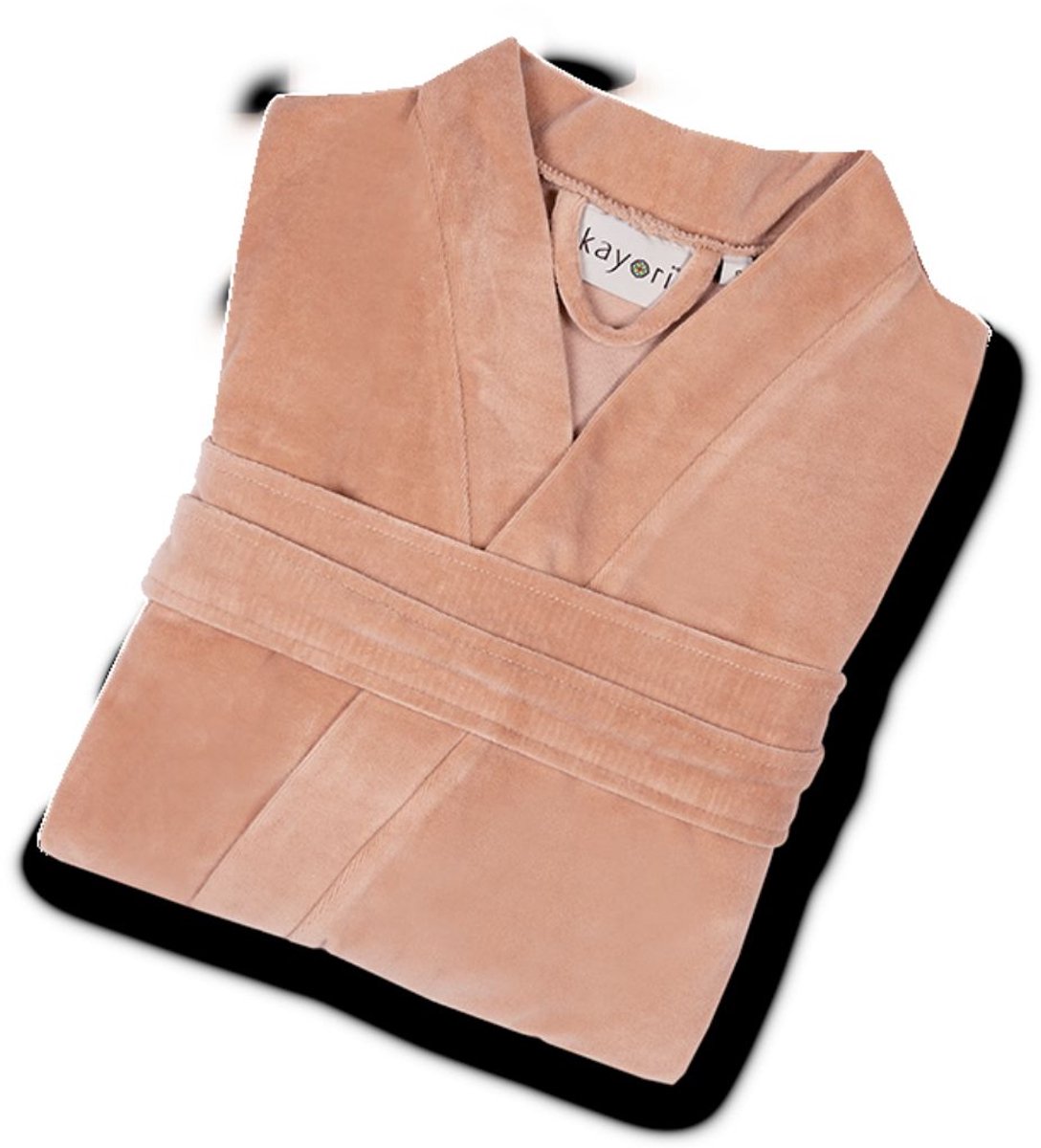 kayori Mori Badjas - Unisex - Biologisch Katoen - Nude - L - Kort
