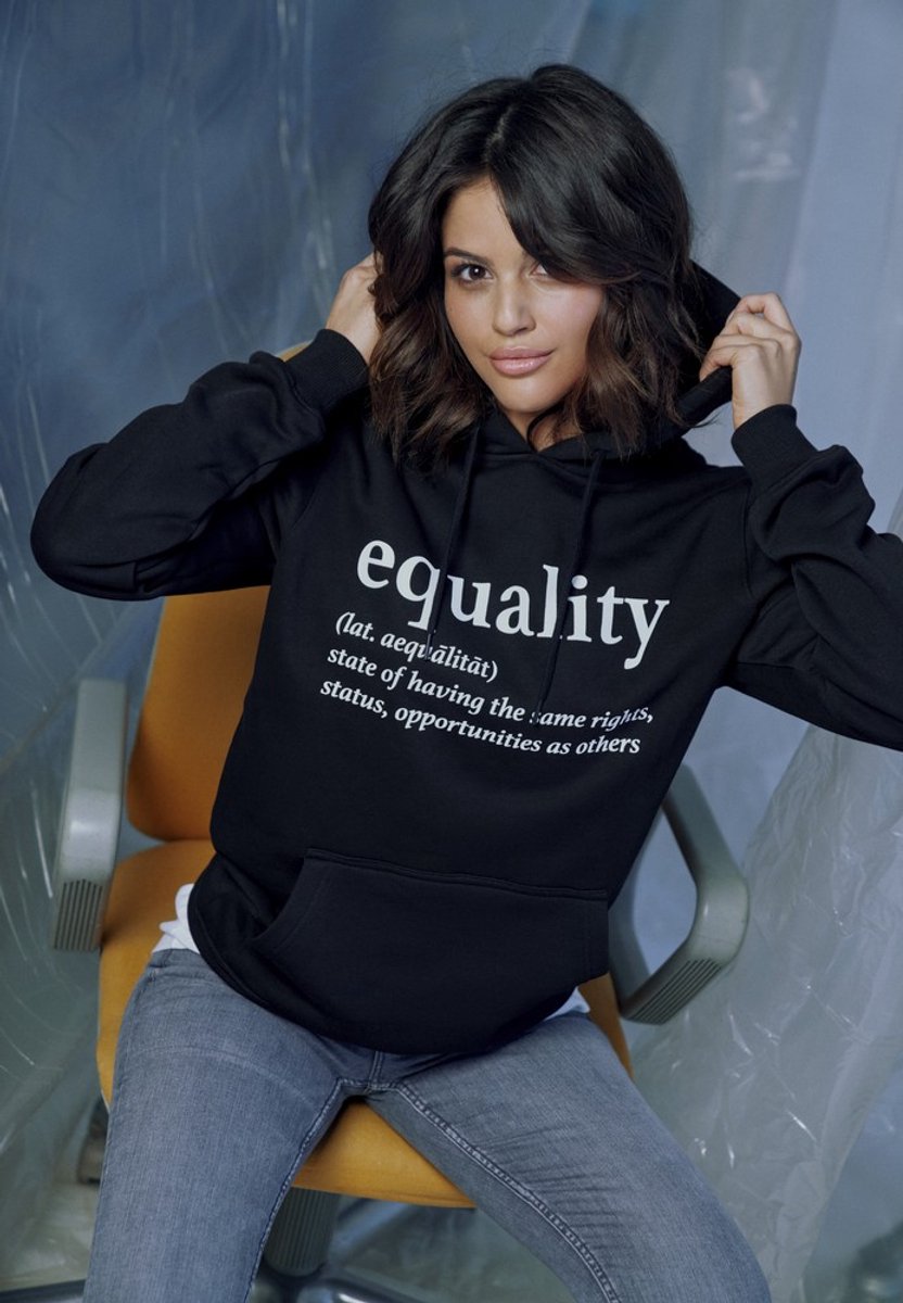 Mister Tee Damen Ladies Equality Definition Hoody -L Zwart