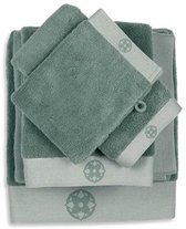 Serviette Kayori Yu - 60 x 110 cm - Set de 3 - Vert foncé