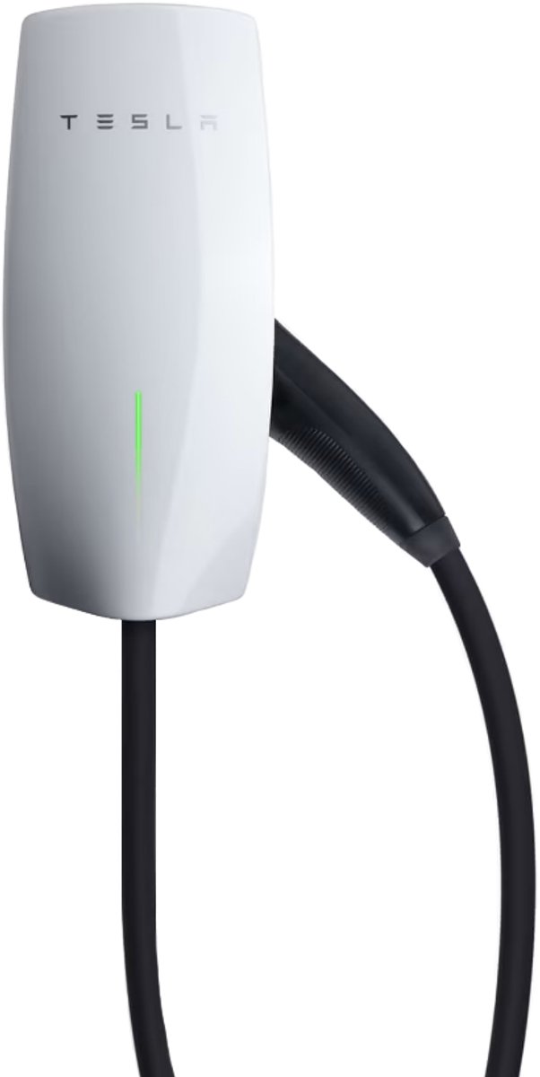 Tesla Wall Connector Faceplate - gehard glas - wit