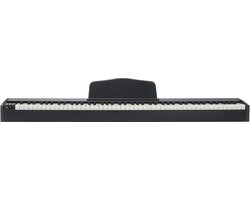 Gewogen Digitale Piano, 88 Volledig Gewogen Toetsen, Elektrische Piano met Dubbel Klavier en Luidsprekers, Sustainpedaal, 200 Tonen en ritmes, Bluetooth/USB/MIDI-Ondersteuning