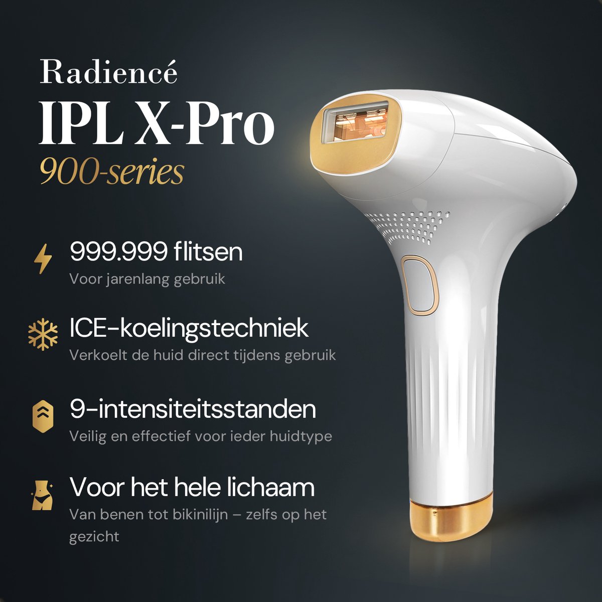 Radiencé X-Pro 900 IPL met koeling thumbnail 2