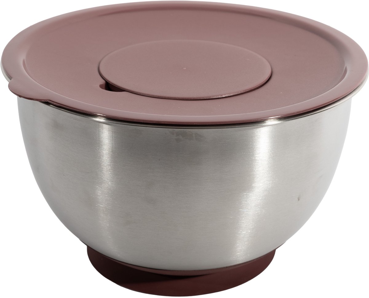 Point-Virgule mengkom uit rvs met silicone zuignap en PE deksel 4.7L