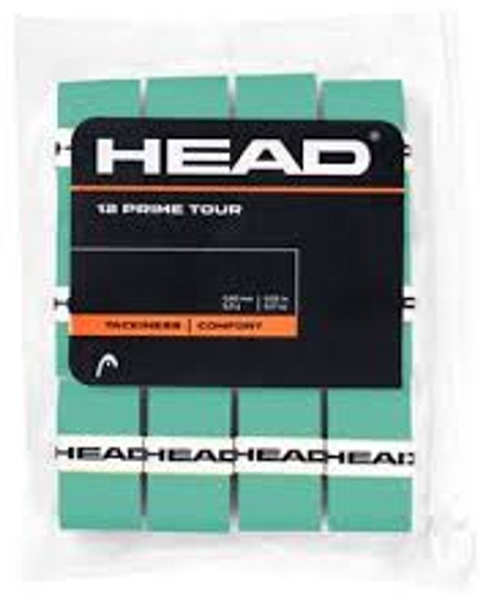 Head Racket Prime Tour 12 Tennis Overgrip Groen