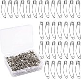 1000 Stks Kalebas Vorm Veiligheidsspelden Clips Breien Kruissteek Pins Clips Roestbestendig, Duurzaam, Lichtgewicht, voor Doe-het-zelf Kledingsets, Quilt Maken