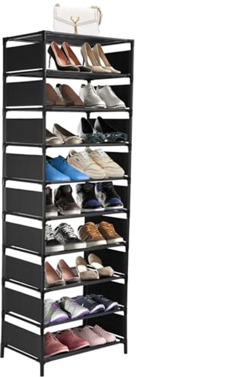 Schoenenrek met 10 niveaus - Ruimtebesparend en Multifunctioneel