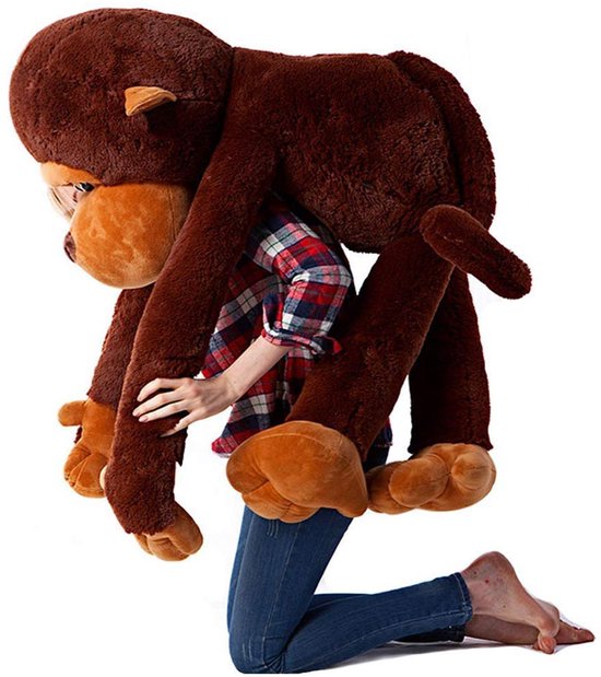 Azomor® Grote Knuffel Aap van 80 cm voor Kinderen en Volwassenen als ...