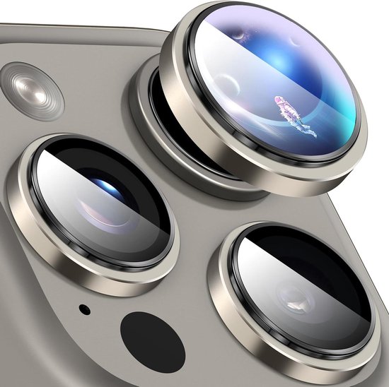Cd-metalen ring en veiligheidsslot] volledige magnetische beschermhoes voor de iPhone 17 Pro 6,3 inch [geïntegreerde lensbescherming] cover met ingebouwd 9H glazen scherm, diepblauw