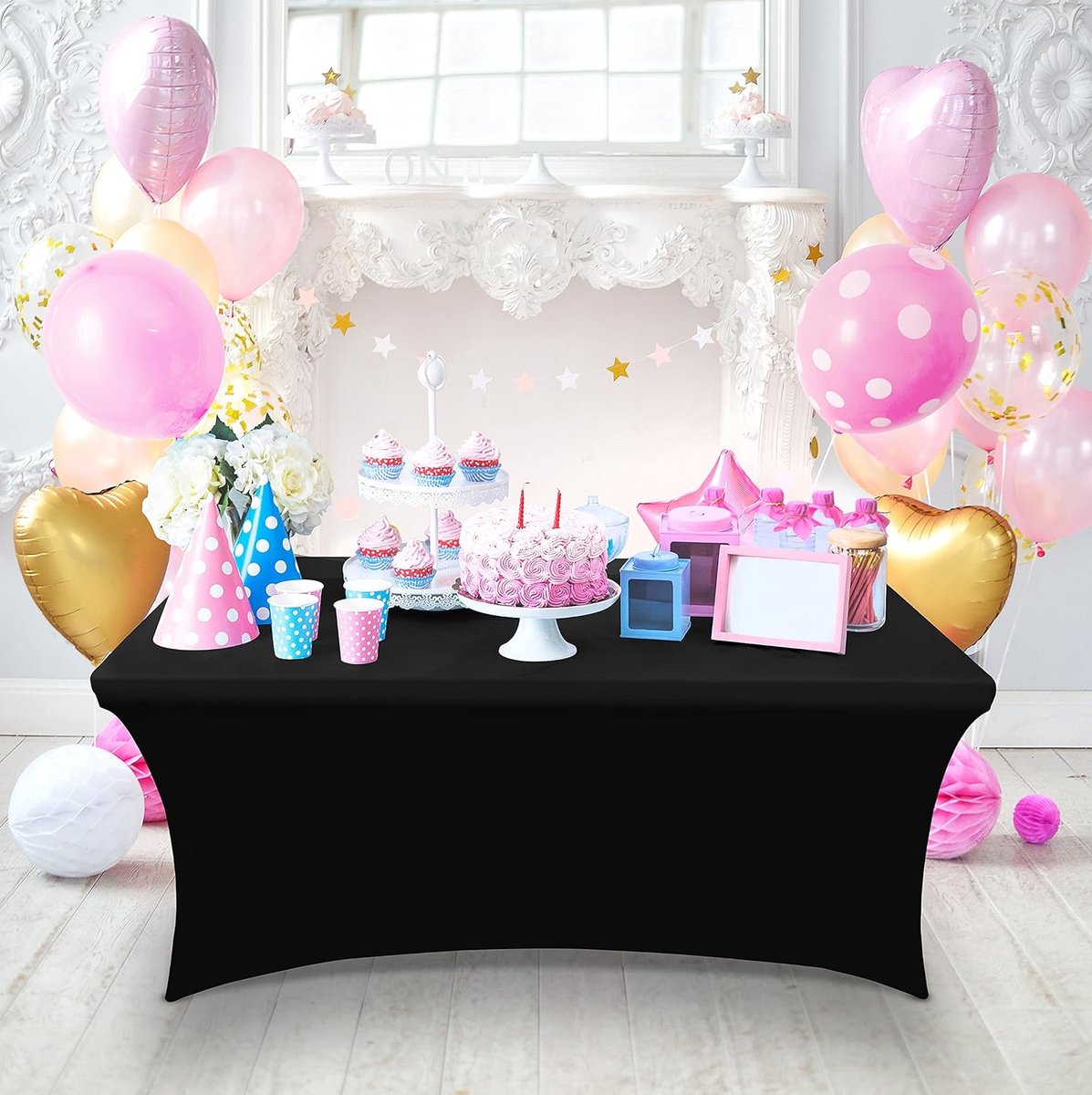 Candala Rond Tafelkleed – Zwart