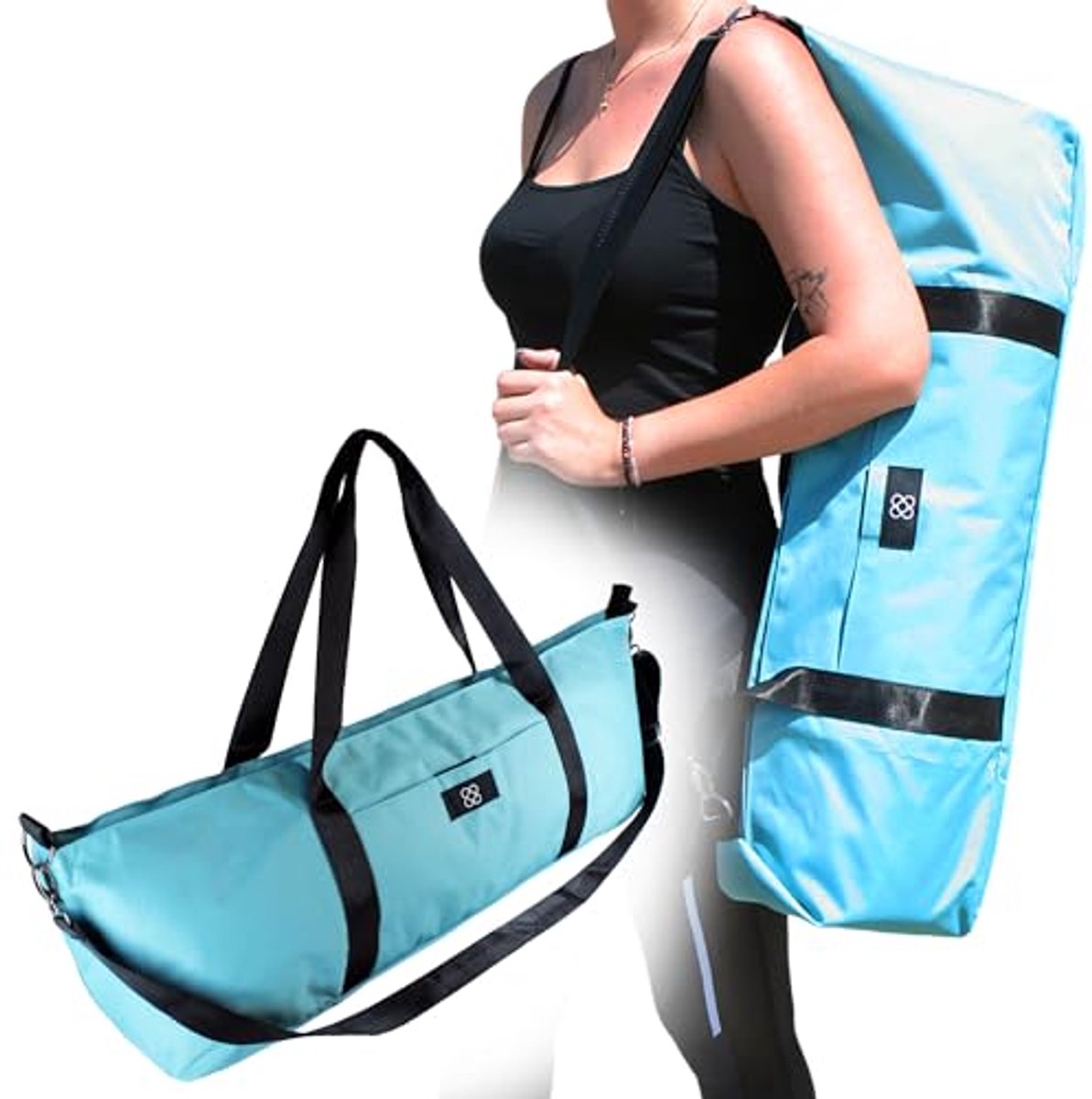 Yogatas voor yogamat en sport | 85,5 x 16,5 x 24,5 cm | Polyester | Ideaal voor Yoga, Pilates en Gymnastiek