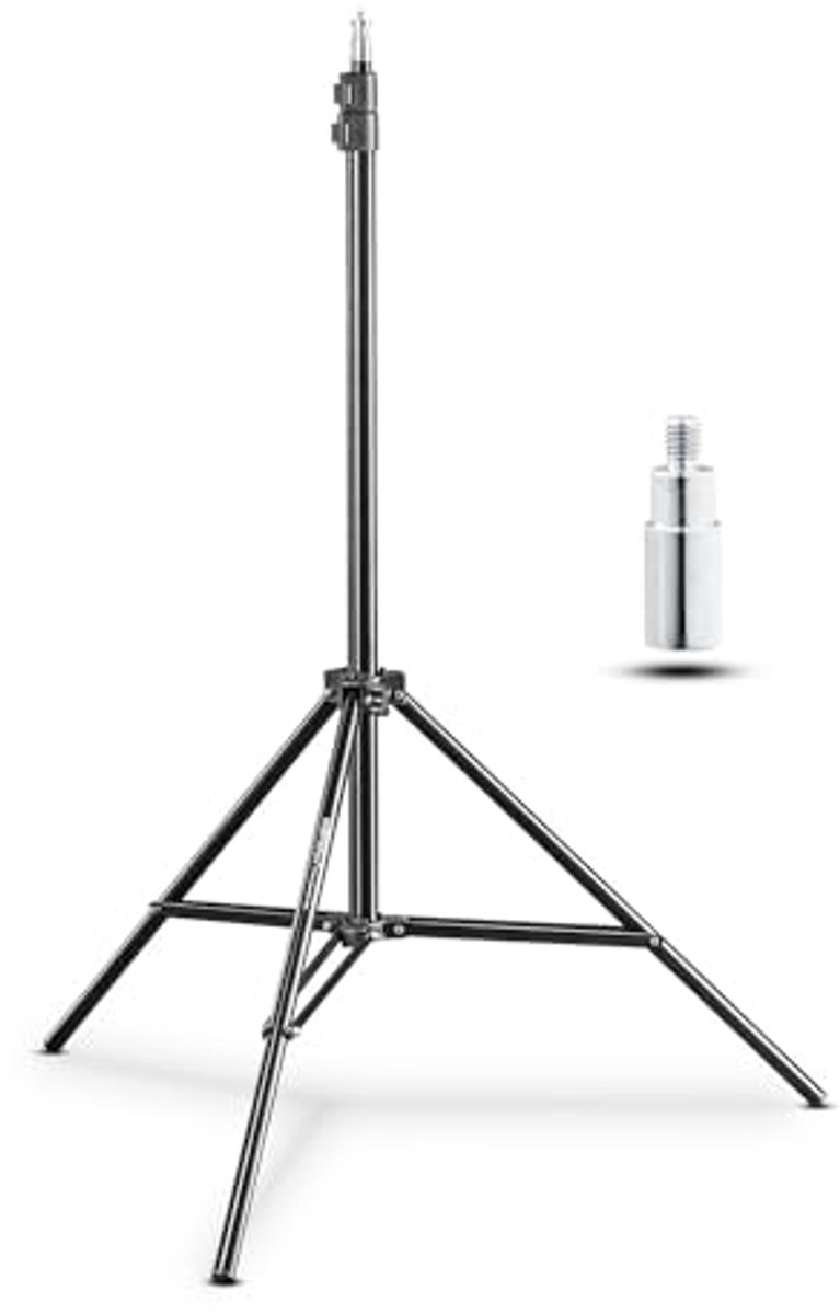 Compact Lampstatief tot 208 cm voor Fotografie en Video