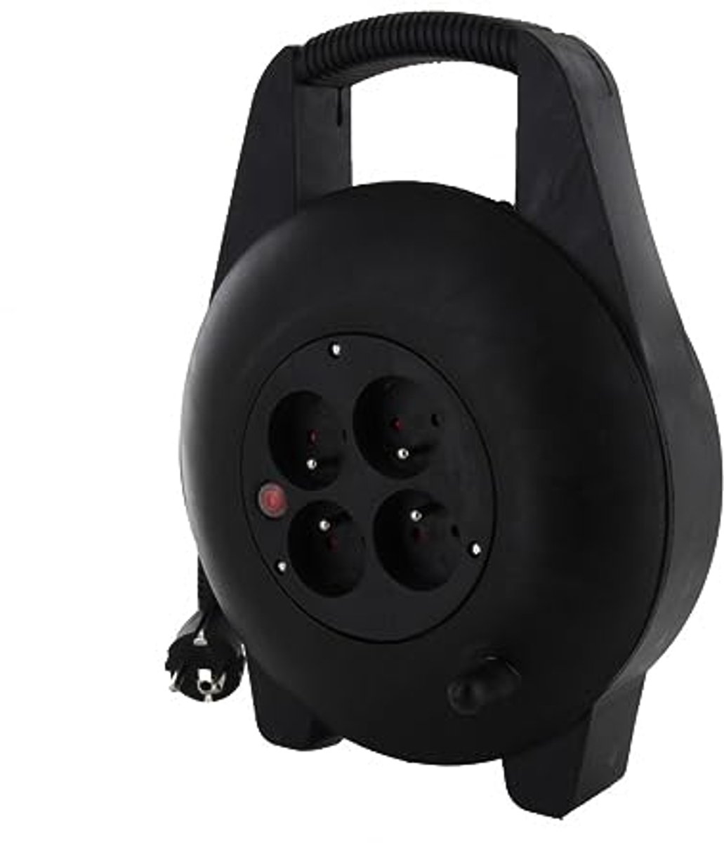 Kabelhaspel 4x16A 15m - Veilig en Ergonomisch voor Thuis en Professioneel Gebruik
