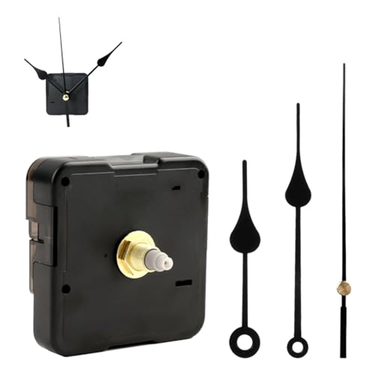 Wandklok Mechanisme 16 mm - Stil Kwarts Uurwerk voor Reparatie en DIY