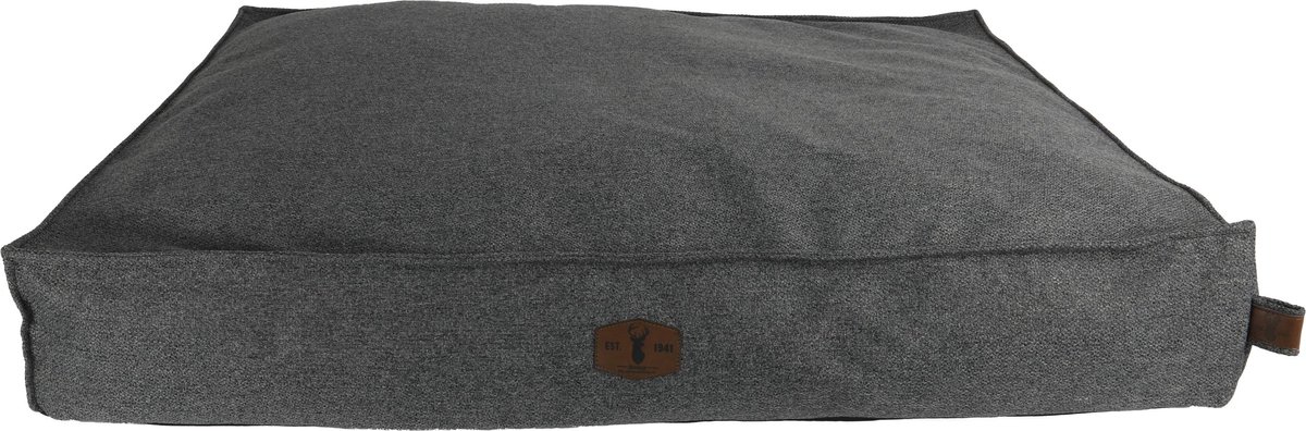 Boony ‘Est 1941’ premium Ligkussen orthopedisch charcoal veil revived 120x90x20cm