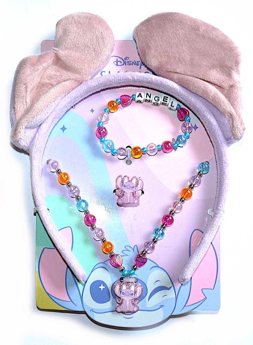 Disney Stitch Haarset Angel - schoencadeau - sinterklaascadeautje - Angel