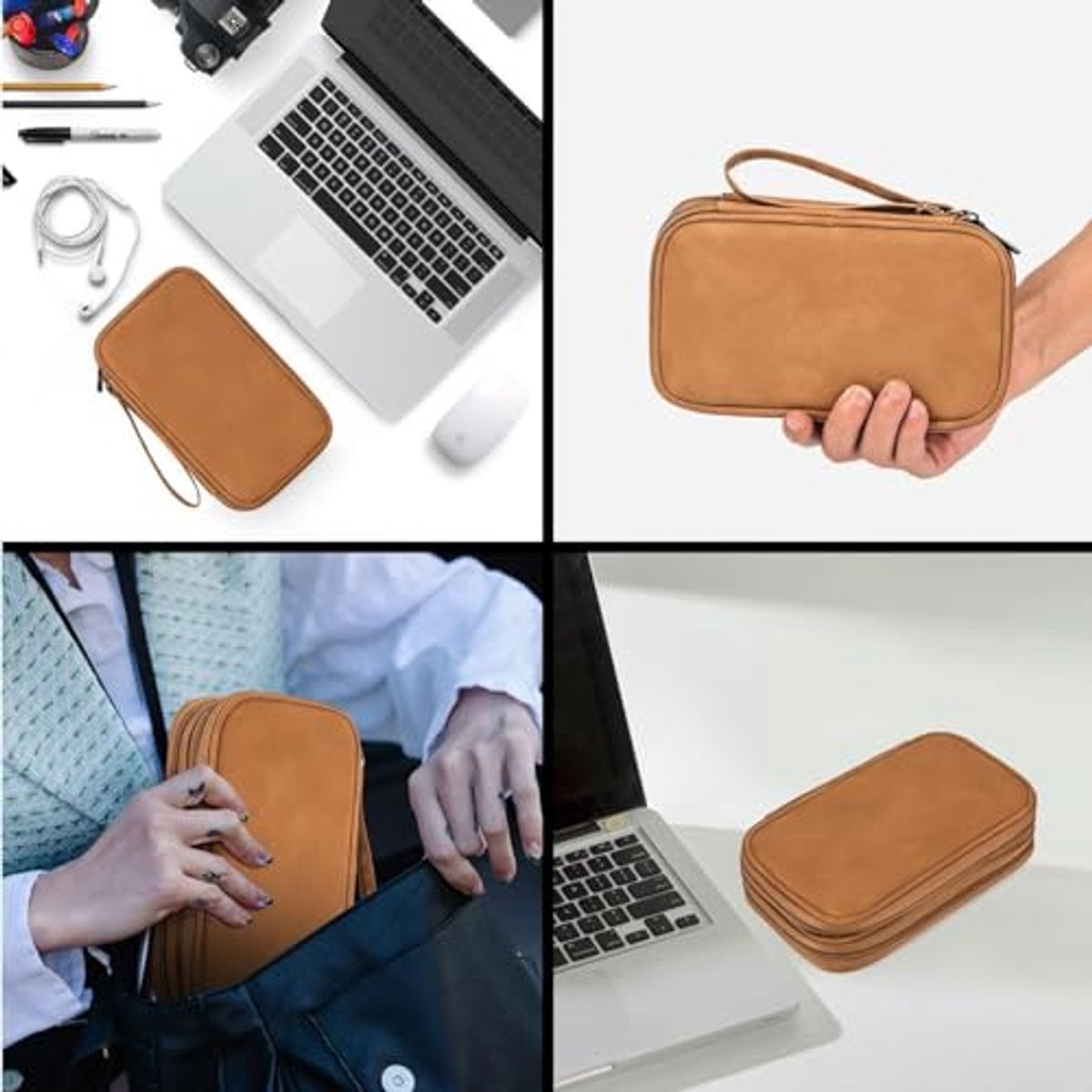 Elektronische Organizer Bag voor Reiskabels en Accessoires