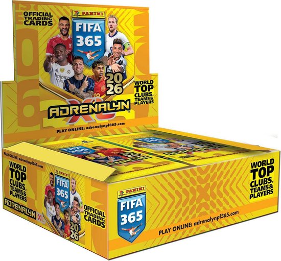 FIFA 365 Adrenalyn 2026 - Panini Display 24 Packets Trading cards