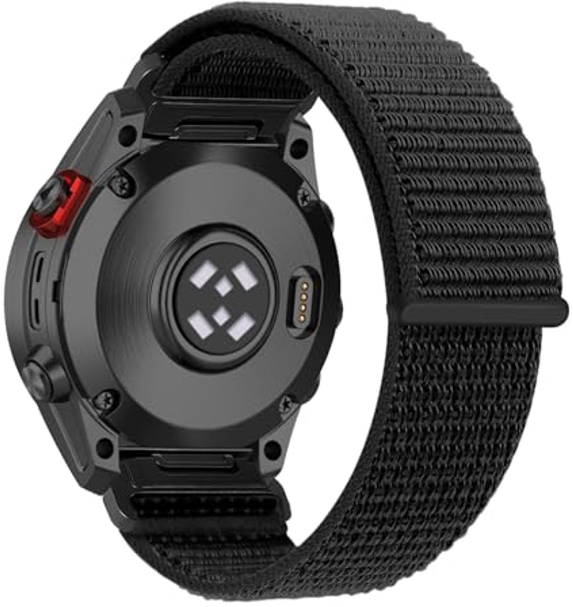 Verstelbare 26mm Nylon Sportband voor Garmin Horloges – QuickFit Vervangband