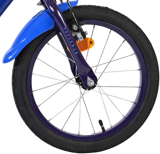 Superman Kinderfiets - Jongens - 16 inch - Blauw van Merkloos — afbeelding 5