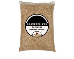 BravePellets – Premium Canadese Houtpellets – ENplus A1 – 18kg