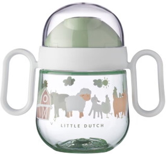 Mepal Mio Antilekbeker 2.0 Little Dutch - 200 ml - Makkelijk vast te houden - Kinderservies - Little Farm