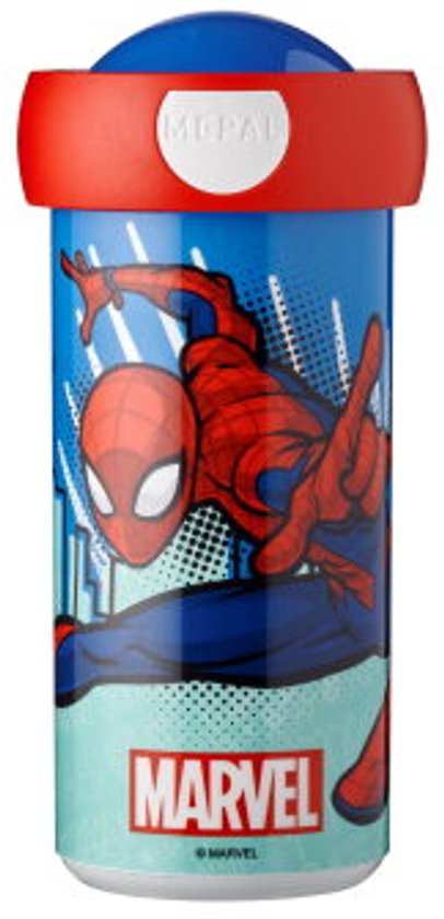 Mepal Schoolbeker Campus - 300 ml - Sluit goed af - Drinkbeker voor kinderen - Spiderman