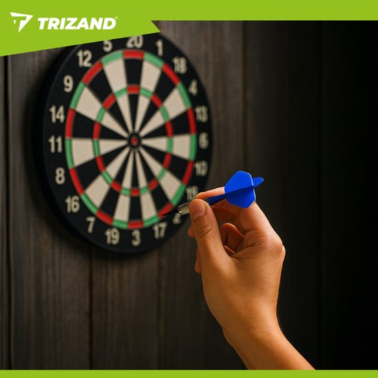 Trizand Dartpijlen set 12 stuks met kunststof tips en extra vervangpunten voor elektronische dartborden — afbeelding 2