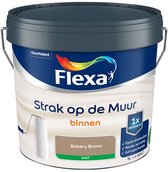 Flexa - Strak Op De Muur Binnen Mat - Bakery Brown - Mengverf - 5 L
