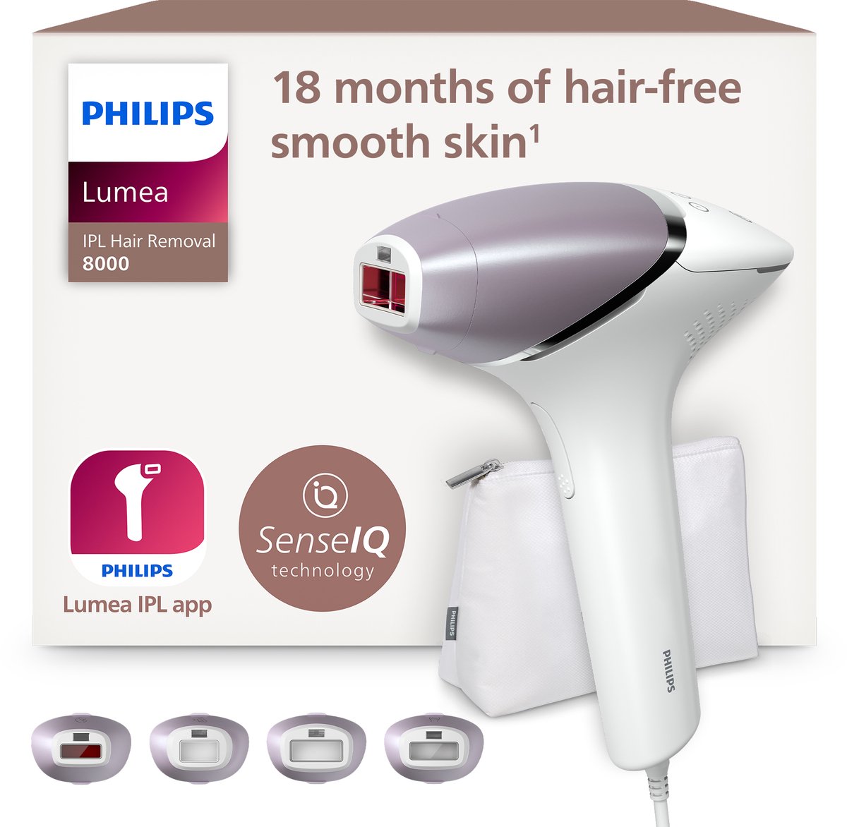 Philips IPL ontharingsapparaat Lumea Prestige BRI947
