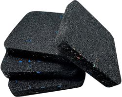 Antivibratiematten voor Wasmachines en Fitnessapparatuur - Set van 4 Afschroom Pads, Antislip Rubber, Geluidsreductie