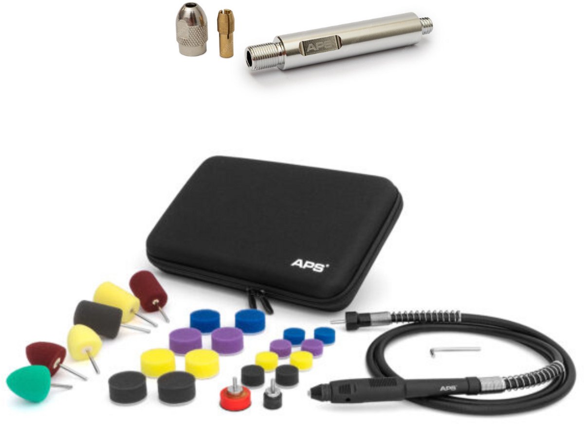 APS - Pro Nano X-Polisher Polishing Kit V² + RVA50 50mm Koppeling Voor RUPES iBridNano / Carbon Collective Hex Nano